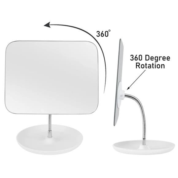 Table Vanity Mirror with Stand - Makeup Mirror - Adjustable Flexible Gooseneck - Picture 4 of 8